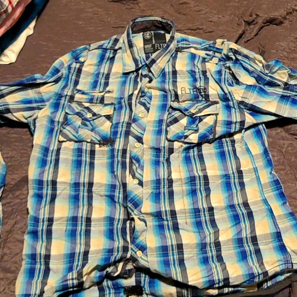 Buckle Casual Button Down Shirt